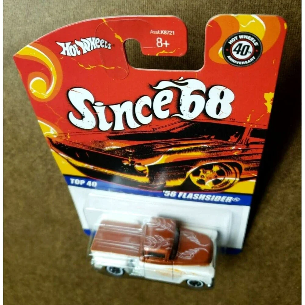 2008 Hot Wheels '56 FLASHDIDER Pearl White Since 68 TOP 40 21/40 1:64 White Wall